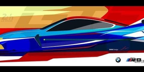 【WEC】BMW M8 にGTEレーサー、スケッチ公開…2018年のルマンに投入
