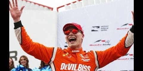 ピットに「滑り込みセーフ！」。インディ界の「幸運男」が今季２勝目