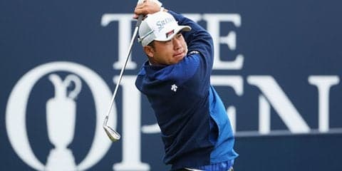 松山英樹、悪天候も「72」と我慢のプレー　6打差10位タイで上位で決勝Rへ！
