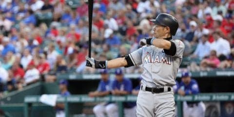 【MLB】イチロー途中出場で2打数無安打1四球、主砲スタントン2発でチームは勝利