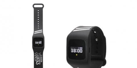 ソフトバンクホークスファンに向けたウェアラブル端末「ファンバンド」発売