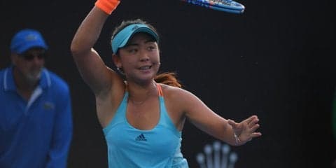 穂積絵莉はシェイ・スーウェイにフルセットで敗れ、WTAツアーで初の8強入りならず [江西オープン]