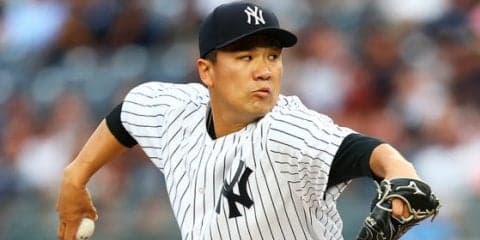 【MLB】田中将大、8回1失点で8勝目、メジャー自己最多14K！　先頭から17者連続斬り