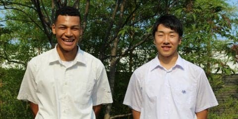 『スラムダンク奨学金』のリアル桜木花道とリアル流川楓、ホール百音アレックスと小林良がアメリカ挑戦に向け抱負を語る