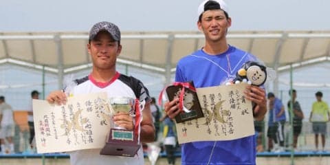 シングルスは長船雅喜、ダブルスはロンギ正幸／菊池玄吾が優勝 [第18回石川オープン]