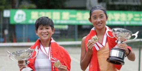 前田優（大分／大分大学教育学部附属小6年）と虫賀心央（愛知／一宮市立奥小6年）が優勝 [第35回全国小学生大会]