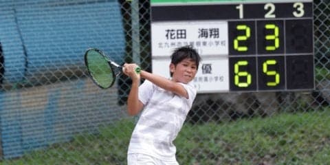 変幻自在のテニスで前田優が男子優勝 [第35回全国小学生大会]