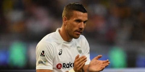 【THE ATHLETE】2発デビューのポドルスキ、証明した左足の価値とプレッシャーを楽しむ余裕