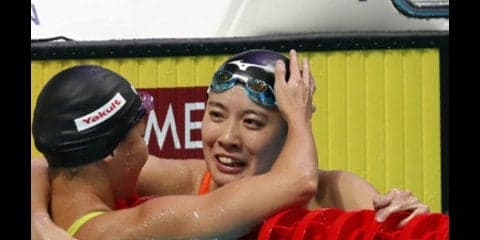 泳ぎは大健闘も…。「世界の大砲２発」に沈んだ日本のメドレーリレー