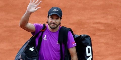 ハースが敗戦のあと、即座の引退を示唆 [ゼネラリ・オープン]