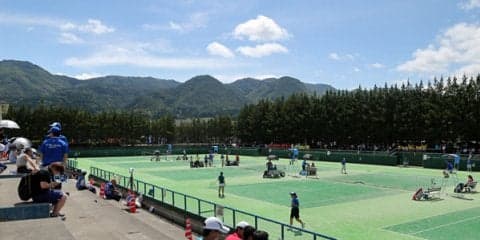 会津総合運動公園テニスコート [南東北インターハイ／第1日]