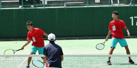 斎藤良佑／工藤準平（弘前中央） [南東北インターハイ／第1日]