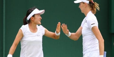 第2シードの青山修子／ボラコバが準決勝へ [シティ・オープン]