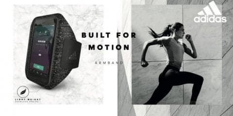 アディダスからワークアウト中に使用できるモバイルアクセサリ登場