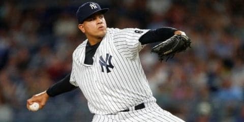 ベタンセス、1イニングを9球で三者連続三振…ヤンキース史上6人目の達成者