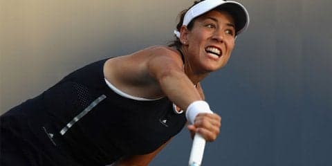 ウィンブルドン覇者のムグルッサが初戦に勝利 [バンク・オブ・ザ・ウェスト・クラシック]