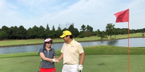 ゴルフ初心者応援企画「教える人×教わる人 9ホール Challenge」開催…古閑美保が来場