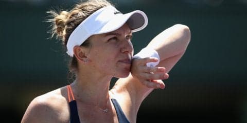 トップシードのハレプが暑さによる疲労で準々決勝を途中棄権 [シティ・オープン]