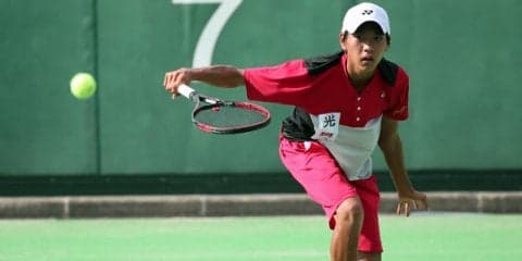 男子シングルスのベスト8が決定 [南東北インターハイ]