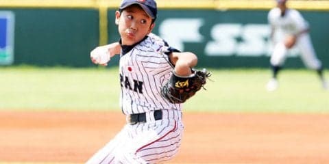 甲子園出場の兄にエールを　侍U-12代表の小6右腕、銅メダルへ4度目先発
