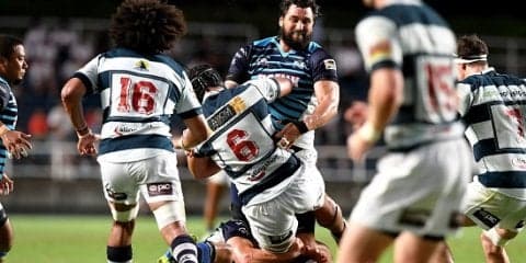  1万人超のファン、福岡のラグビー熱伝える。宗像サニックス×オークランド代表 