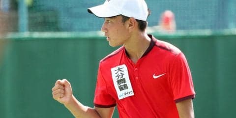 男子シングルスは菊地裕太（相生学院）と田口涼太郎（大分舞鶴）が決勝へ  [南東北インターハイ]