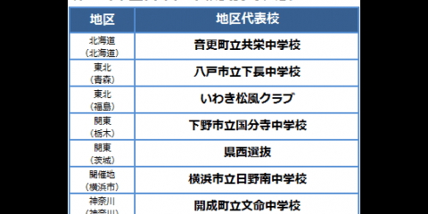 第34回 全日本少年軟式野球大会 出場校