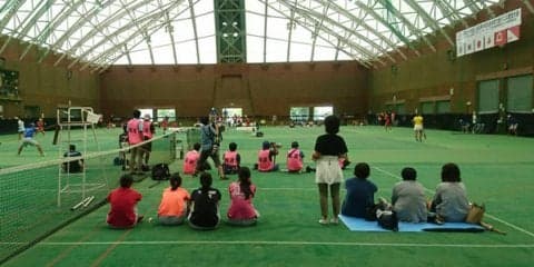 大会最終日、男女シングルス決勝、男女ダブルス決勝（13時30分現在） [南東北インターハイ]