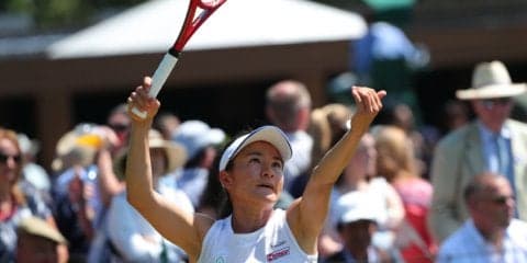 青山修子とユラクのダブルスは初戦突破ならず [ロジャーズ・カップ]