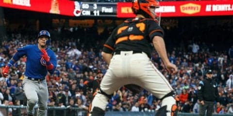 バエズのランニング弾が話題　スピードvs強肩、そして「イチローと酷似」の声も!?