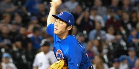 上原浩治、わずか6球で緊急降板　トレーナーに付き添われてマウンド降りる