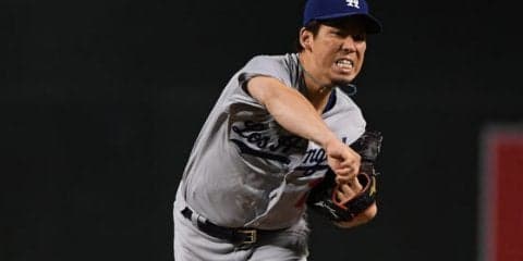 前田健太は5回1失点も勝敗つかず　救援陣が逆転弾浴び、ド軍連勝4で止まる