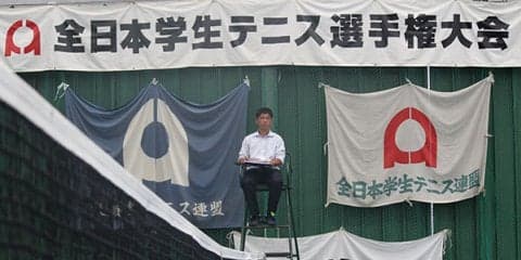 本戦2日目、男女シングルス1回戦、男子ダブルス1回戦結果 [インカレ]