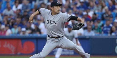 田中将大、勝利投手の権利目前で無念の降板　5回途中5四球3失点、9勝目逃す