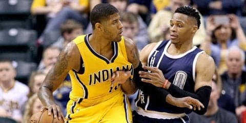 ラッセル・ウェストブルックとポール・ジョージのデュオに大興奮のデュラント「どういうプレーを見せるか楽しみ」