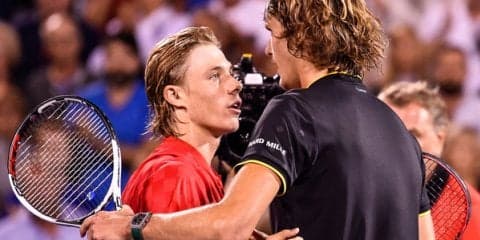 ズベレフが18歳シャポバロフを倒し、フェデラーとの決勝へ [ロジャーズ・カップ]