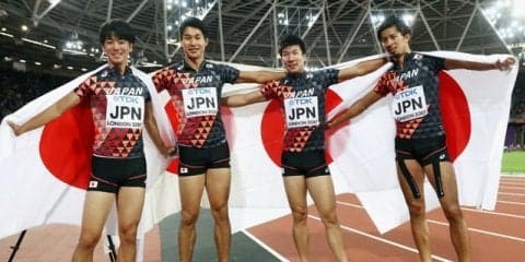【世界陸上2017】男子400メートルリレー、日本が史上初の銅メダル獲得