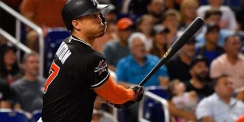 球団本塁打記録に王手、スタントンの41号141M弾が着地した場所は…