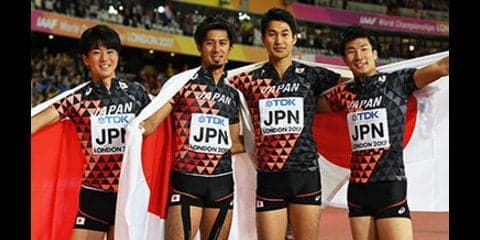 サニブラウンも「バトン練習したい」。リレー銅メダルが繋ぐ東京への夢