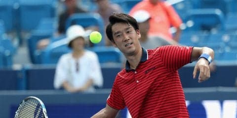 杉田祐一が世界16位のソックを破る金星で2年連続初戦突破 [ウェスタン＆サザン・オープン]