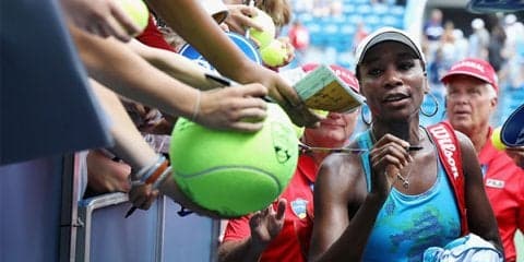 ビーナスが勝利「何を期待すべきかよくわからなかった」 [ウェスタン＆サザン・オープン]