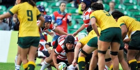  追い上げ届かず。豪州のパワーに屈し、サクラフィフティーン8強ならず。
 