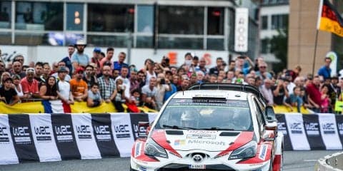 WRCドイツ：初日のスーパーSSを終えトヨタの3台は堅調な滑り出し