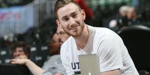 セルティックスへの移籍を決めたゴードン・ヘイワードがユニフォーム姿を初披露