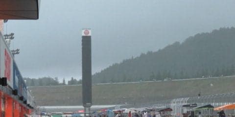 【スーパーフォーミュラ 第4戦】荒天のため、予選はQ1を終えて中断　Q2～Q3は決勝日朝に実施