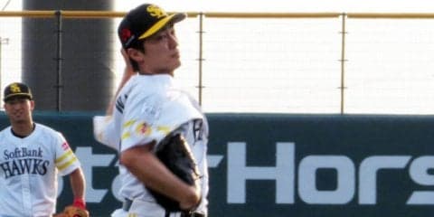 ホークス和田が2軍戦で実戦復帰2度目の先発、4回2/3を投げて8安打3失点