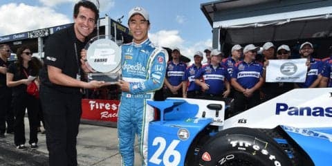 【INDYCAR 第14戦】佐藤琢磨、今季2度目のポールポジション獲得…狙うはインディ500以来の勝利