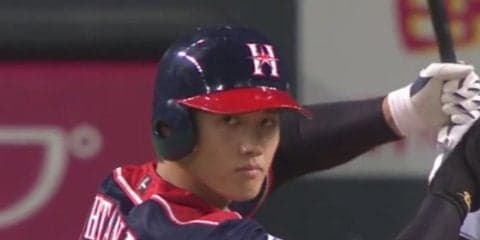 日ハム勝ち越し　上原がプロ初勝利、大谷3打点＆中田2打点＆レアード2打点