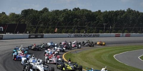 【INDYCAR 第14戦】ポール発進の琢磨は原因不明のマシン失速で13位…優勝はウィル・パワー