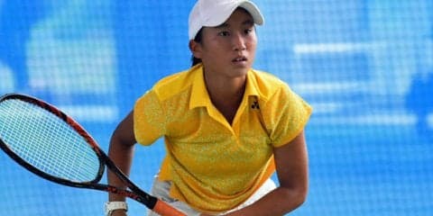 女子シングルス1回戦で明暗分けた\"プラス2ゲーム\" [第44回全中]